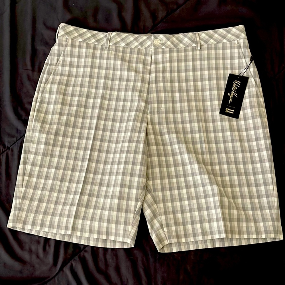 Walter Hagen mens Plaid Shorts